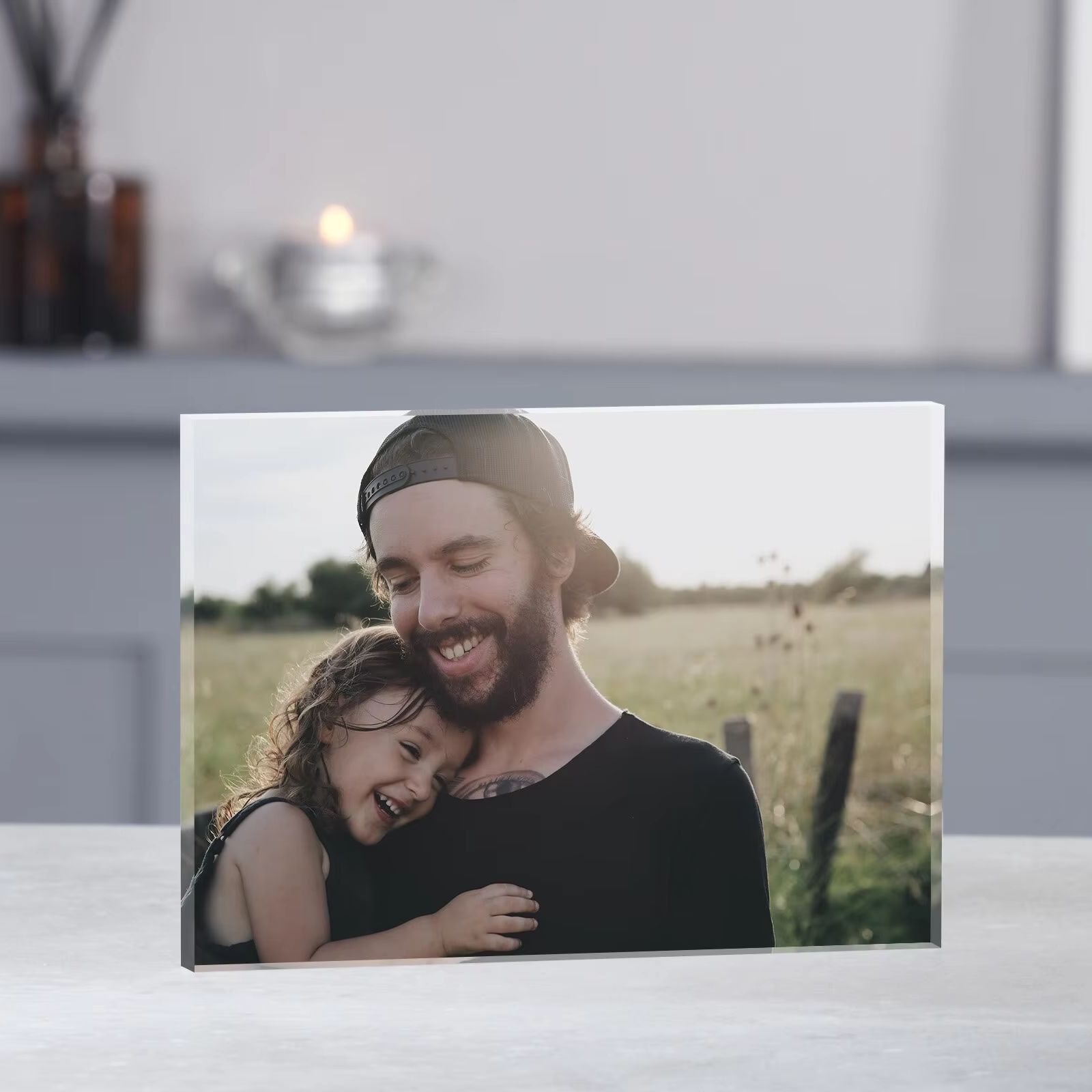Photo Acrylic Block - Plakat Blok Akrilik Foto Personalisasi, Cetak