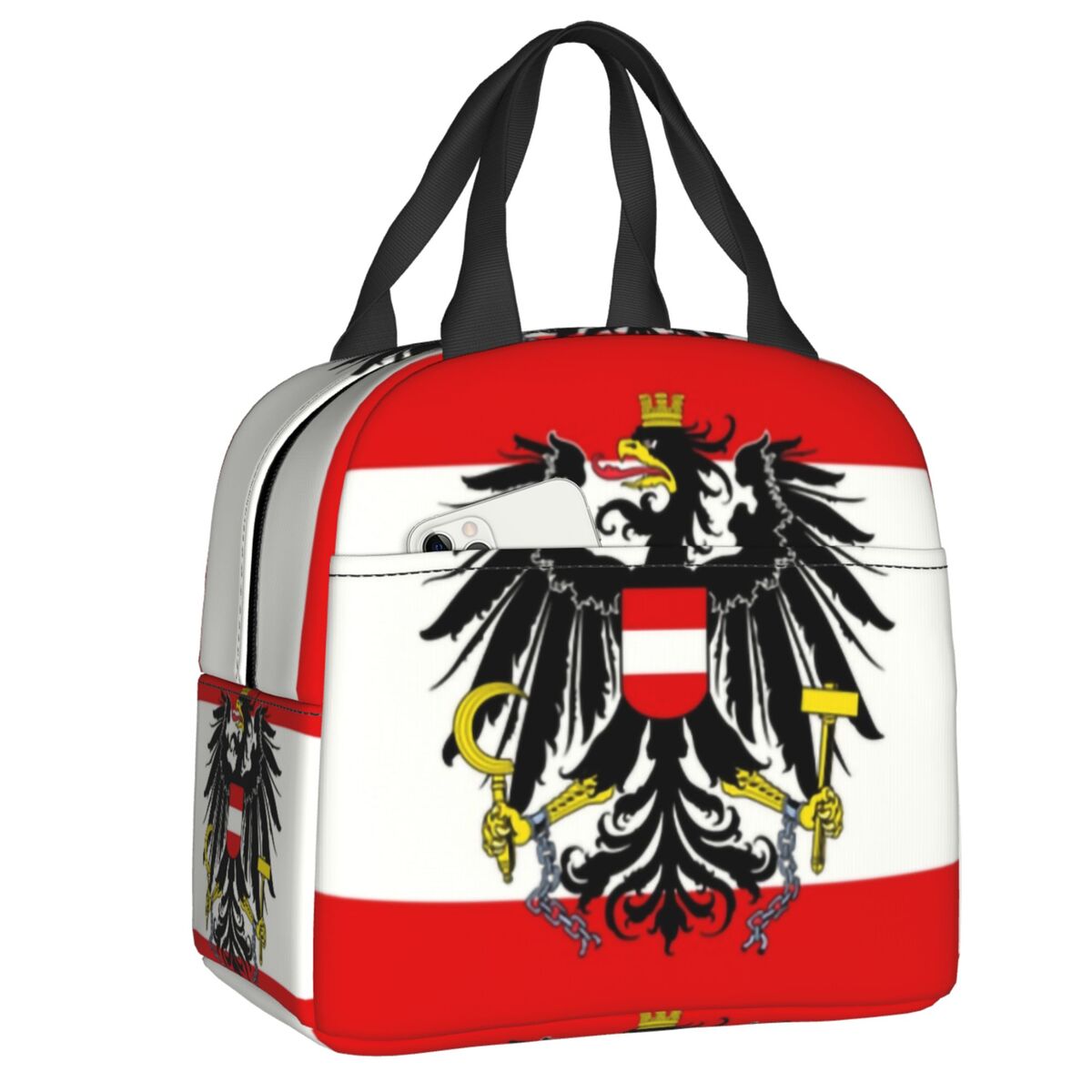 Tote Bag Sublimation - Tas Tote Makan Siang Terisolasi Bendera