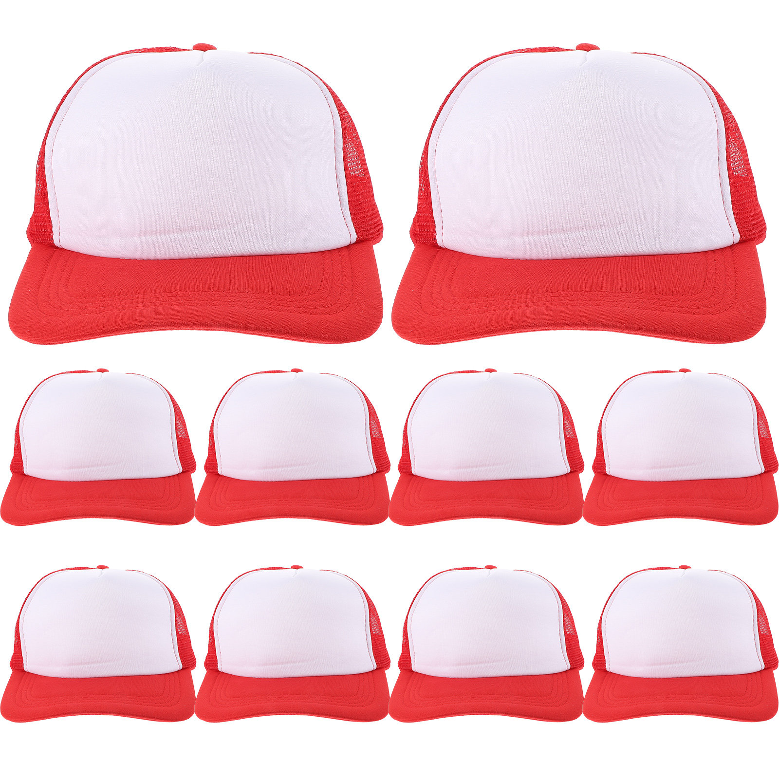 Hat Sublimation Blank - 10 Buah Topi Baseball Polos dengan