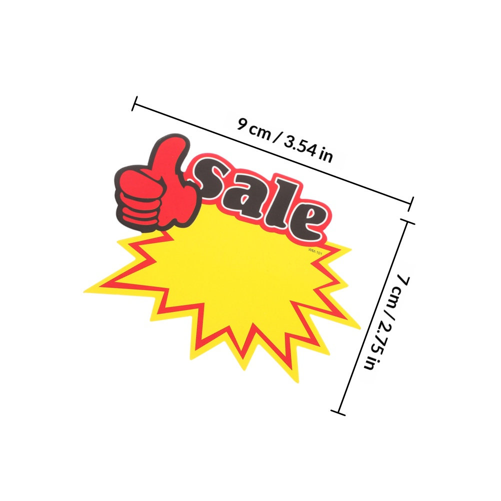200 buah label harga dengan de - Yard Sign Blank ulasan dan harga