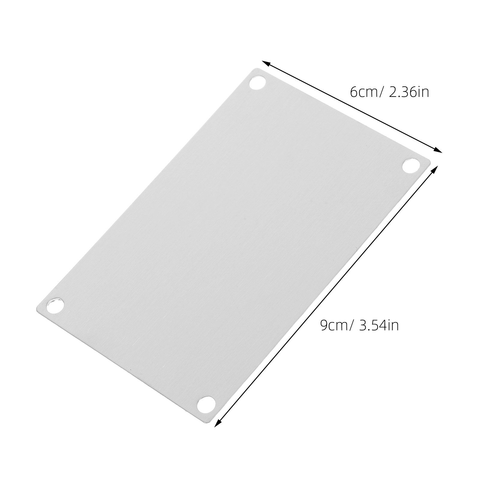 5 Buah Papan Nama Logam Baja T - Yard Sign Blank ulasan dan harga