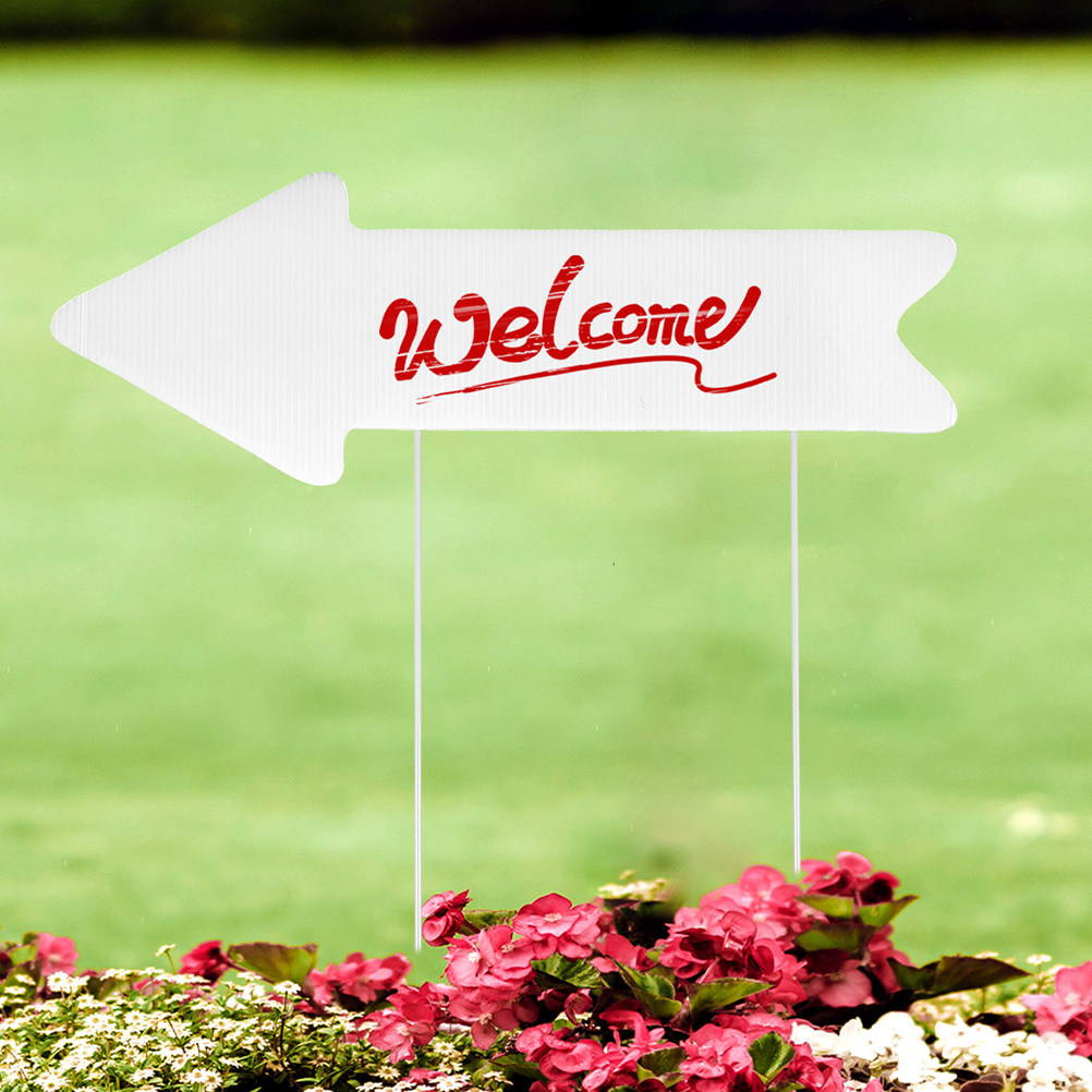 2 Buah Papan Tanda Halaman Kos - Yard Sign Blank ulasan dan harga
