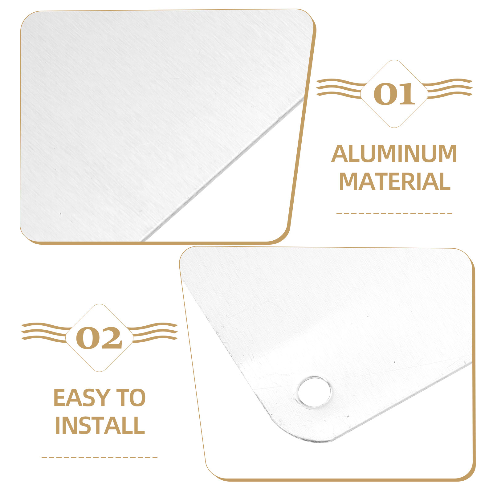 2 Buah Papan Aluminium Polos,  - Yard Sign Blank ulasan dan harga