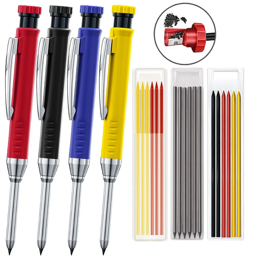 Set Pensil Tukang Kayu Solid,  - Staedtler Pencil Lumocolor ulasan dan harga