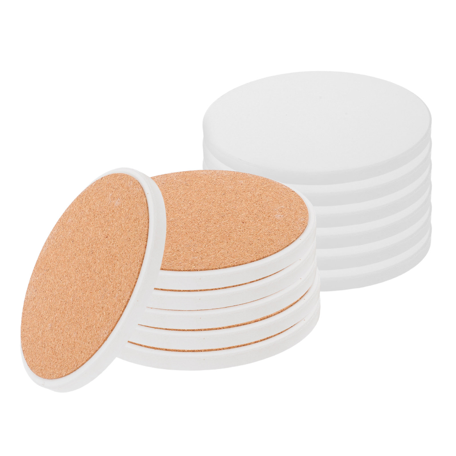 12 Buah Tatakan Gelas Keramik  - Coaster Sublimation Blank ulasan dan harga