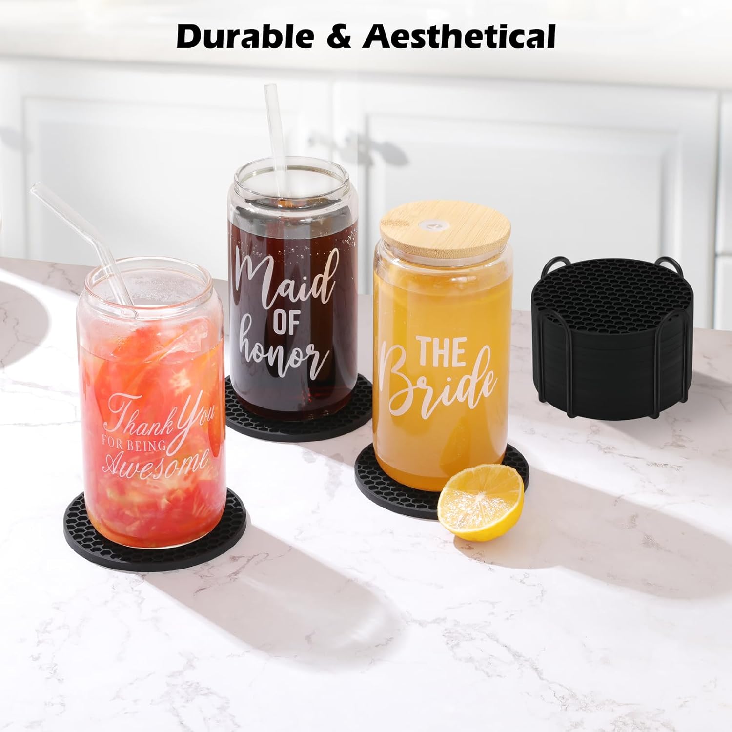 Set Tatakan Gelas Silikon deng - Coaster Sublimation Blank ulasan dan harga