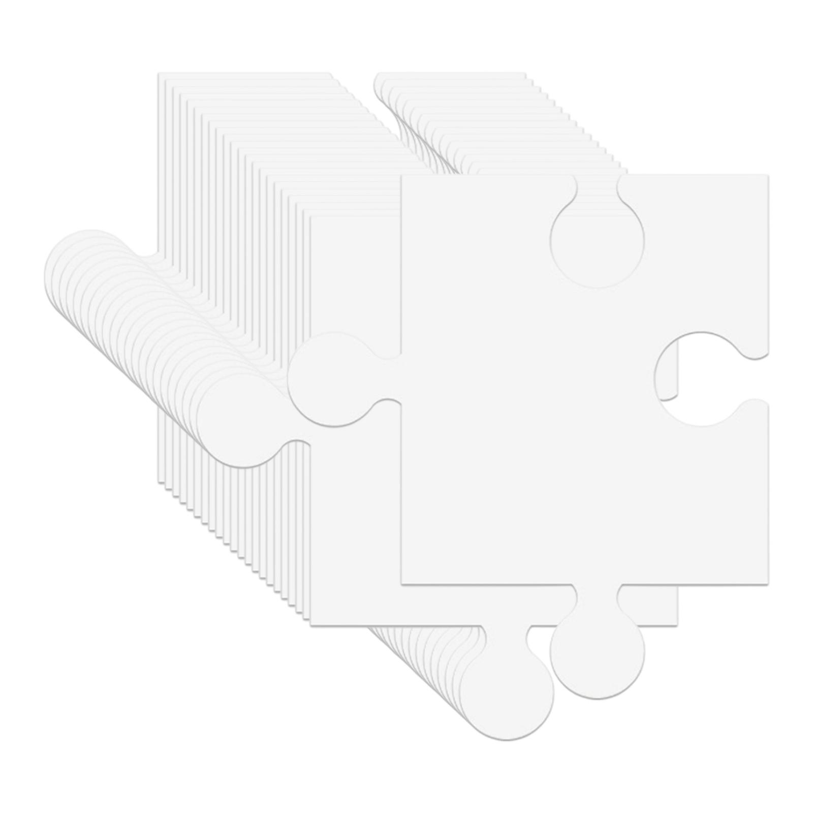 24Pcs Puzzle Jigsaw Kosong dar - Puzzle Blank White ulasan dan harga