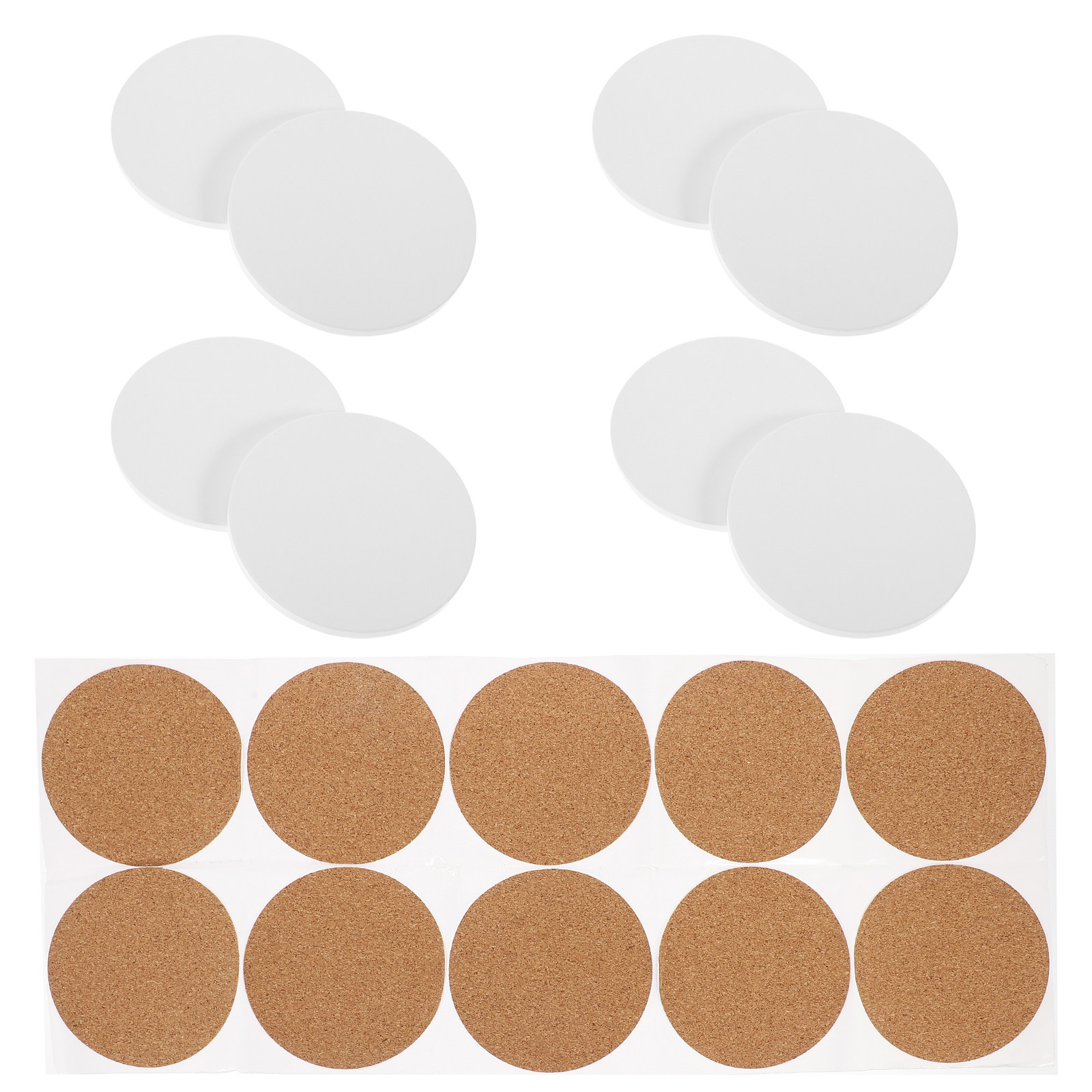 10 Set Alas Gelas Keramik untu - Coaster Sublimation Blank ulasan dan harga
