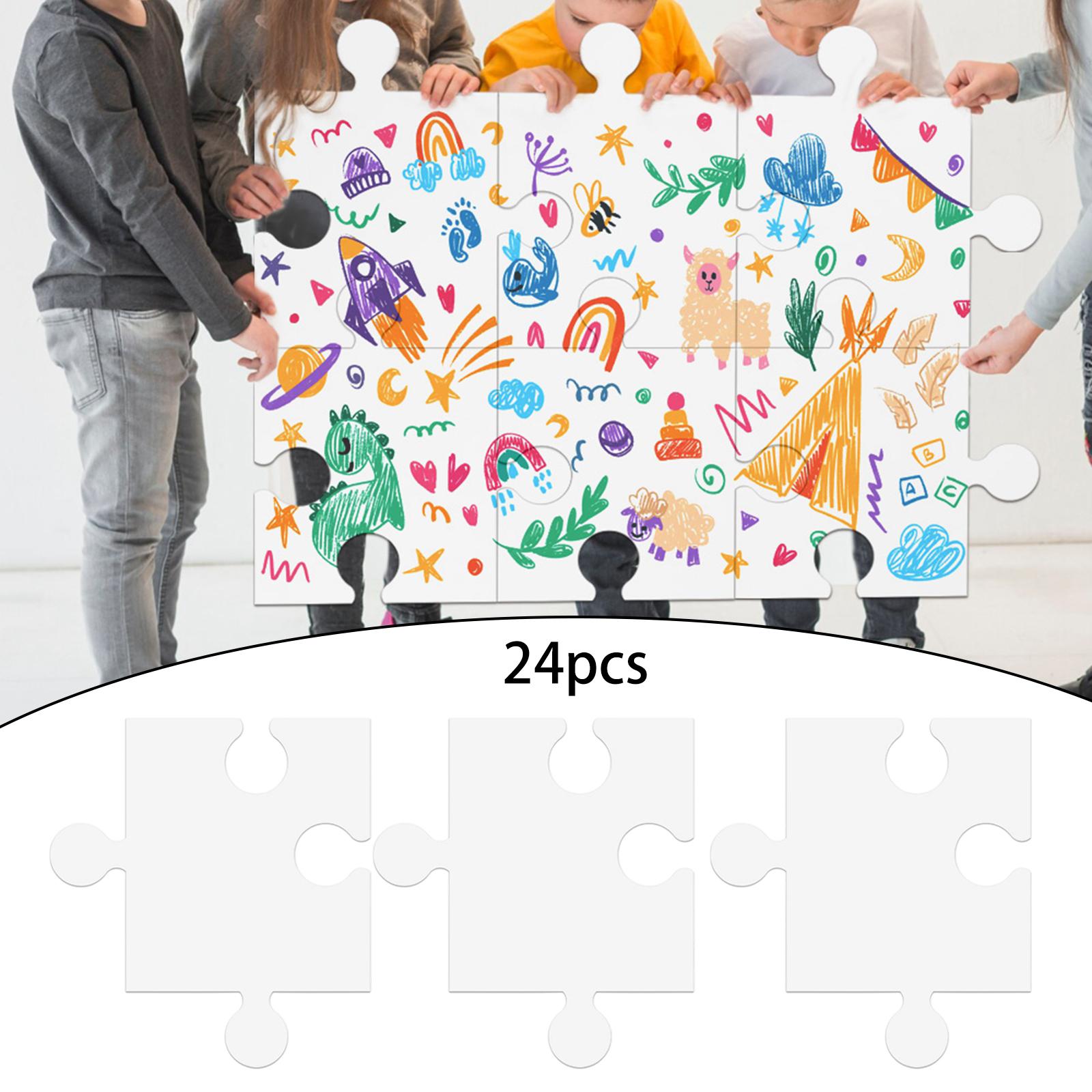 Puzzle polos untuk anak-anak d - Puzzle Blank White ulasan dan harga