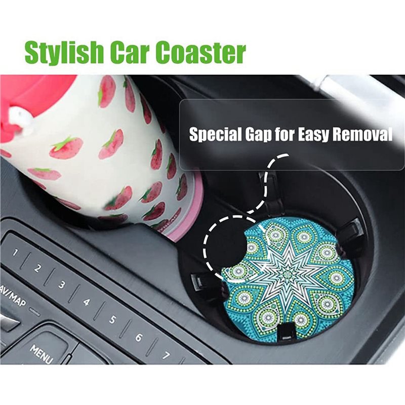 ABVS 200 buah alas gelas mobil - Coaster Sublimation Blank ulasan dan harga